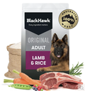 BLACK HAWK ADULT DOG LAMB & RICE 20KG