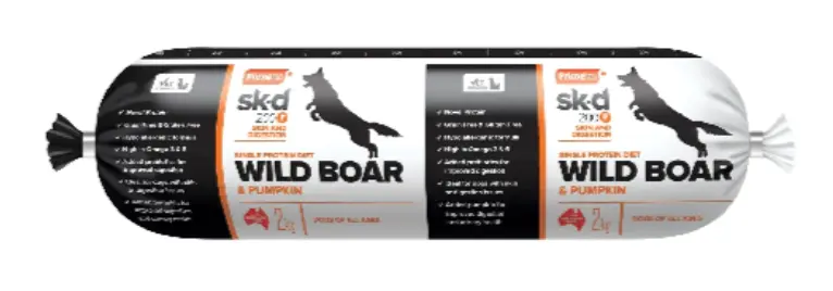 Prime 100 Wild Boar & Pumpkin Fresh Dog Food Roll - 2kg