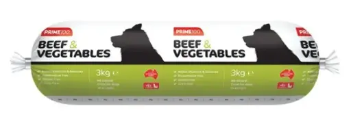 Prime100 - MPD Cooked Roll - Beef & Vegetable - 2kg