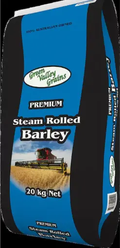 Green Valley Premium Steam Rolled Barley Horse Feed Supplement - 20kg